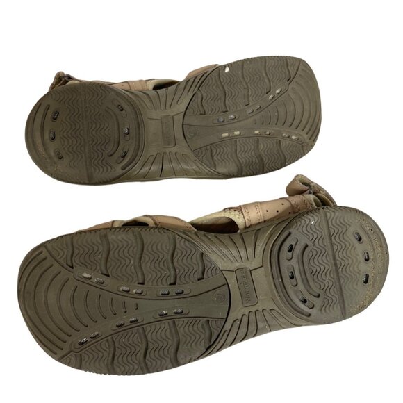 Watermates Closed Toe Sandal Womens 9M Beige Pink Summer - Picture 10 of 11